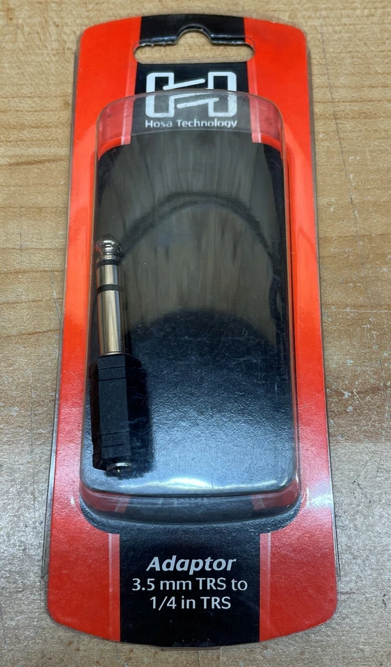 Lot of 7 HOSA GMP-103 6.35 mm (1/4 in) Jack Male to 3.5 mm (1/8 in) Jack Female - Image 2 of 3