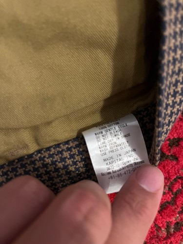 Kapital OKABELLBO Cotton Houndstooth Check 5P Schlaghose - Top Qualität - Bild 5 von 5