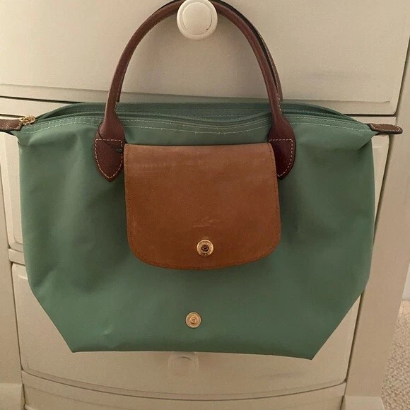 Longchamp Borsa a mano ""Mini Le Pliage"" Verde