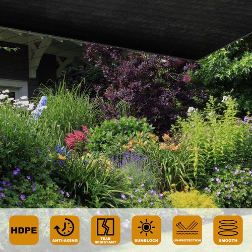 Garden Shade Cloth UV Sunblock Greenhouse Plants Backyard Patio Pergola Cover US - Bild 8 von 27