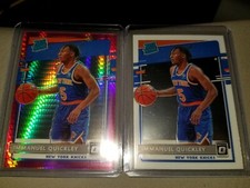 2020-21 Donruss Optic Immanuel Quickley Pink Hyper Prizm Rated Rookie base lot