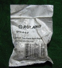 Ruland SPX-8-8-F, 1/2" x 1/2" Rigid Coupling, Black Oxide Steel, Two-Piece Clamp