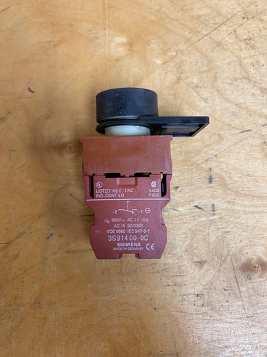 Siemens Drucktaster 3SB 14 00-0C rot beleuchtet - Bild 1 von 6