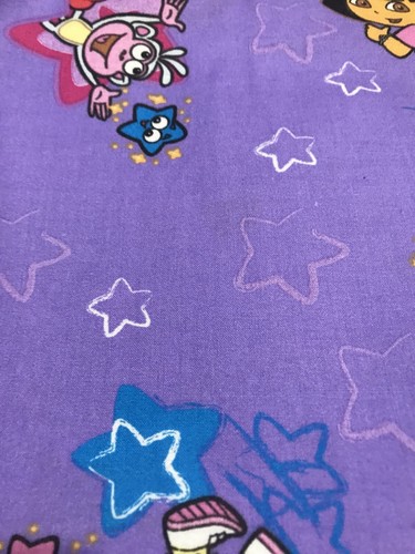 Fabric 1 Yard Dora Purple 100% cotton Quilting,crafting,sewing, - Picture 3 of 5