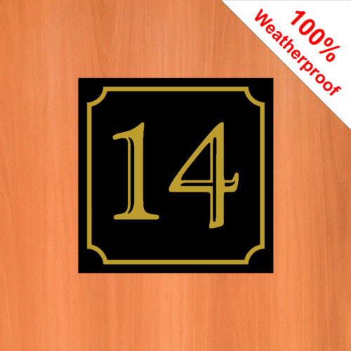 3" House number sticker Weatherproof self-adhesive vinyl stickers all numbers - Picture 17 of 53