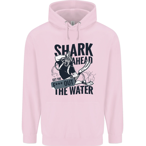 Shark Ahead Funny Scuba Diving Diver Childrens Kids Hoodie - Picture 5 of 72