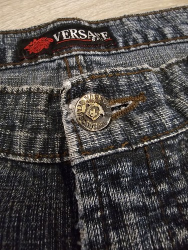 Versace jeans denim blue straight leg Men 32" Waist 42" Long - Bild 3 von 11