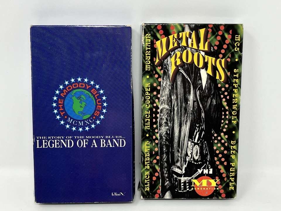 Vintage Music VHS lot, VH1, Grateful Dead, The Cars, The Moody Blues TESTED - Image 4 of 4