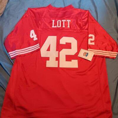 Ronnie Lott 3xl San Francisco 49ers NFL Football Jersey Red Brand New