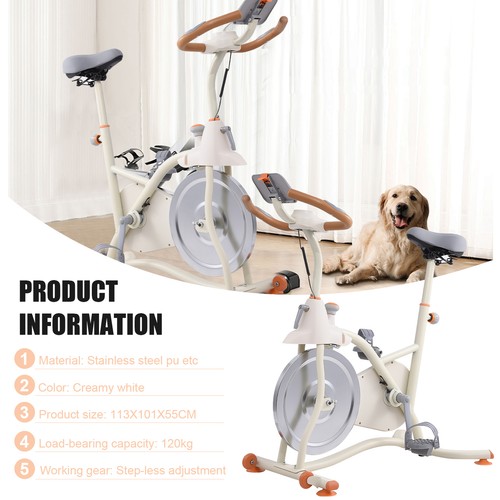 Exercise Bike Stationary Bicycle Cardio Workout Bike Home Fitness Indoor Cycling - Picture 10 of 14