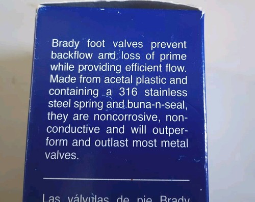 Campbell SFV150IND Brady Combination Foot-Check Valve 1-1/2 in. - Picture 7 of 8