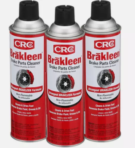 CRC 05089-Case Brakleen Brake Parts Cleaner (Non-Flammable),19oz,  3 Pack
