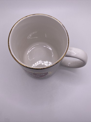Harvard University Coffee Cup Ceramic Gold Trim Vintage Classic Design - Picture 5 of 8