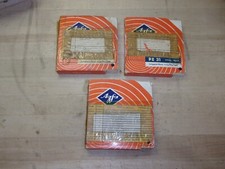 Vintage Lot Of 3 Agfa Langspiel Band Pe31 Reel To Reel Germany Estate Sale Find