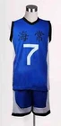 HOT Kuroko's Basketball Kuroko no basuke Kise Ryota Blue Jersey Cosplay