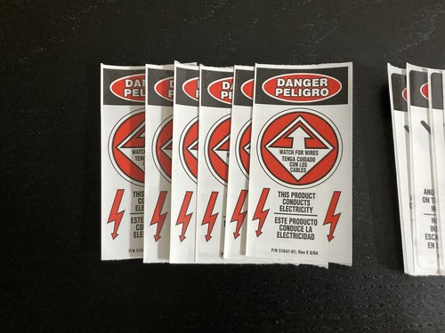 Werner Extension Stepladder Safety Labels Stickers Mixed Lot - Picture 2 of 21