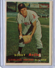 1957 Topps Bobby Avila Cleveland Indians #195 ⭐️💥🎯 VGEX