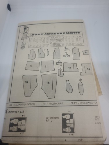 Butterick Busybodies #5286 Pattern Play Clothes Size 2, 3 1991 Herem Pants - Picture 4 of 6