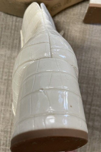 Chinese Laundry Davinna Damen-Stiefeletten Größe 8 Glas Kroko-Creme Reißverschluss gebraucht - Bild 4 von 7