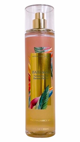 2 BATH BODY WORKS BAHAMAS PASSIONFRUIT & BANANA FLOWER FINE FRAGRANCY MIST SPRAY - Picture 2 of 3
