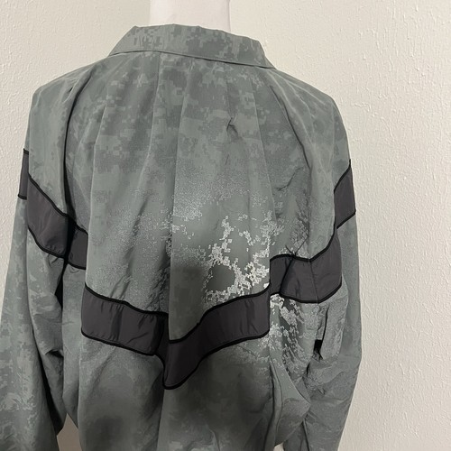 SKILCRAFT JWOD US Army Windbreaker IPFU Jacket Reflective Medium Short Vtg EUC - Picture 6 of 13