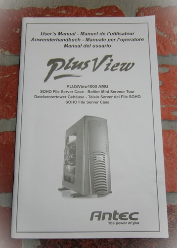 ANTEC Stacker PLUSVIEW 1000 AMG Users Guide VINTAGE BOOKS FOR GEEKS AMD Socket A - Picture 4 of 7
