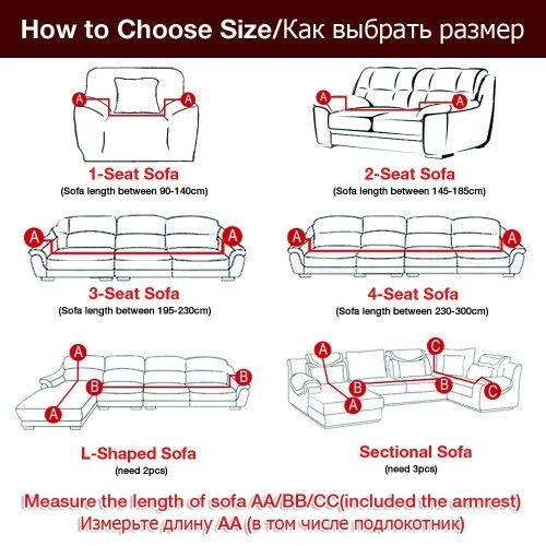 Solid Color Sofa Covers for Elastic Corner Slipcovers Chair Furniture Protector - Bild 17 von 33