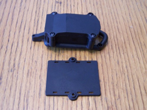 Axial 1/10 RBX10 RYFT Radio Box & Regler Halterung Empfänger Box Wasserdicht Schwarz Rx - Bild 1 von 3