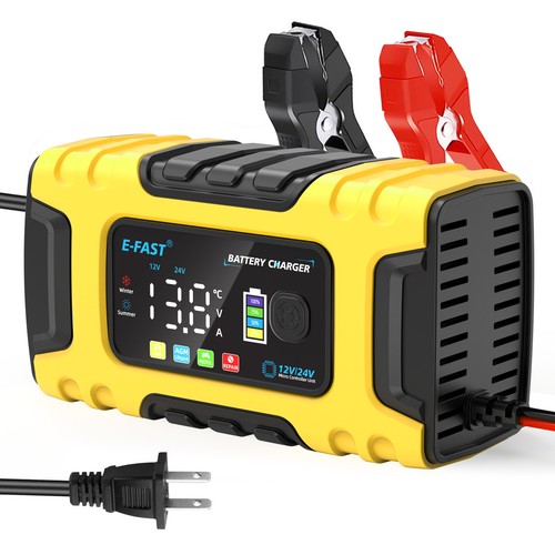 12V 24V Car Battery Charger 10A Intelligent Automatic Pulse Repair Starter AGM - Picture 15 of 15
