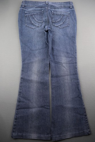 Damen 2012 LEI Ashley Low Rise Schlagjeans Kordelzug Größe 7 JR (30x28) - Bild 7 von 9