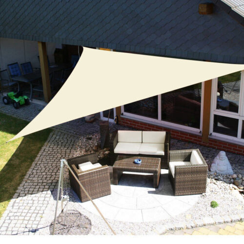 Waterproof Shade Sail Patio Awning Outdoor Garden Pool Sun Canopy Shelter Cover - Picture 253 of 606