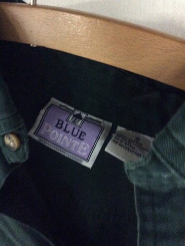 RARE Credit Harley Davidson Long Sleeve Button Up Green Shirt 100% Cotton Mens S - Picture 4 of 7