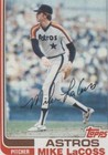 1982 Topps Traded - Mike LaCoss #61T