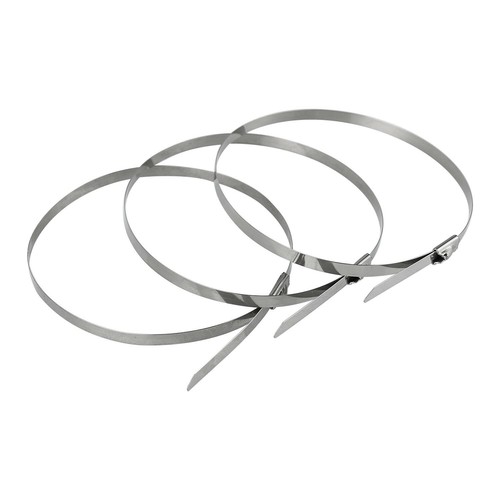 110X Edelstahl Kabelbinder Zange Kabel Set Binder 300mm Industriequalität Metall - Bild 7 von 12