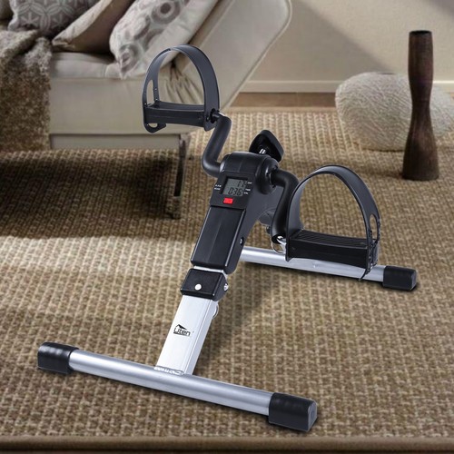 LCD Klappbar Fitnessbike Arm und Beintrainer Pedaltrainer Mini Heimtrainer Uten - Bild 10 von 12