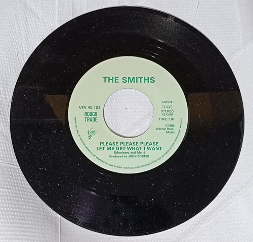 The Smiths William / please please please ITALY 45 7" Morrissey - Foto 4 di 4