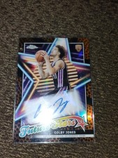 2023-24 Topps Chrome - Future Stars Autographs Colby Jones #FSA-CJ Orange...
