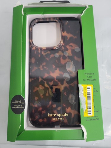 Kate Spade New York Case for iPhone 15 Pro w/ MagSafe - Tortoise - Photo 2 sur 2