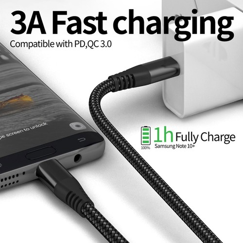Szybka ładowarka USB typu C Zasilacz Wtyczka Adapter Kabel ładujący do telefonu komórkowego Samsung - Zdjęcie 4 z 11