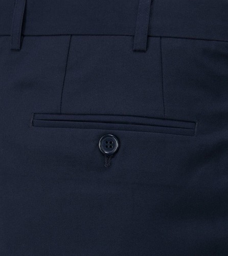 Skopes Hombre Milán Cónico Pantalón en Azul 28 Corto A 42 Estándar - Imagen 8 de 17