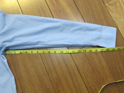 Ralph Lauren Youth Dress Shirt Size Large 18 Boys Kids Solid blue Color - Picture 9 of 11