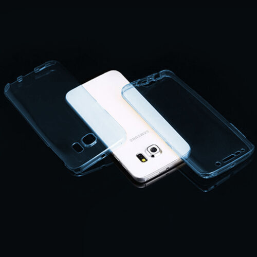 TPU Full Body 360 Rundum Silikon Handy Schutzhülle Tasche Case Crystal Schale - Picture 21 of 26