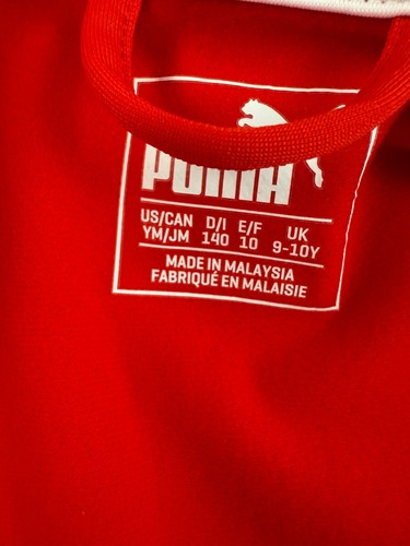 Puma Youth Unisex Veloce Stadium Full Zip Jacket w/ Pockets Red Size M NWT - Picture 9 of 14