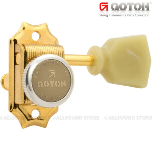 Gotoh SD90-MGT-SL Magnum Lock Keystone Locking Guitar Tuners for Gibson 3x3 