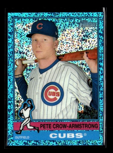 2025 Topps Heritage Chrome Blue Sparkle Refractor Complete Your Set 251-500 - Picture 359 of 498