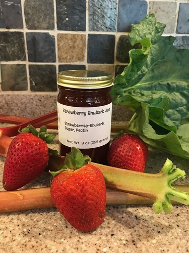 Strawberry Rhubarb Jam, Delicious combination of strawberries and rhubarb - Picture 5 of 5