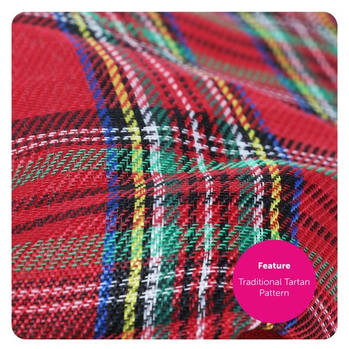 TAM O'SHANTER HAT HAIR SCOTTISH TARTAN FANCY DRESS EUROS 2024 SCOTLAND LOT - Picture 4 of 12