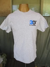 Vtg NORTHROP GRUMMAN Factory B-2 SPIRIT BOMBER 30 Year Grey T Shirt, MEDIUM
