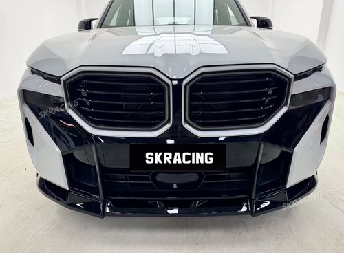 Gloss Black Front & Rear Bumper Lip Side Skirt Roof Spoiler Fits BMW XM 2023-25 - Picture 3 of 18