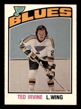1976 OPC O-Pee-Chee Hockey #347 Ted Irvine NM/MT